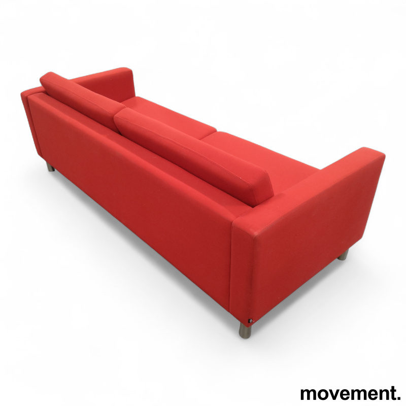 Pure 3-seter sofa Rødt stoff, Pent - 3 / 4