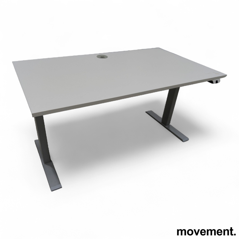 Hevsenk 140x80cm Hvit laminat, - 1 / 2