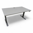 Hevsenk 140x80cm Hvit laminat, - 1 / 2
