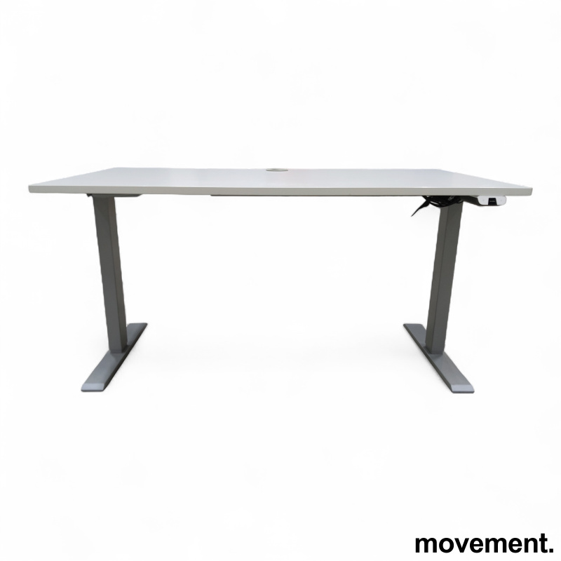 Hevsenk 140x80cm Hvit laminat, - 2 / 2
