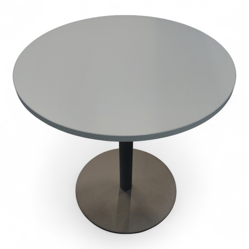 Kantinebord Ø=70cm Hvit laminat,