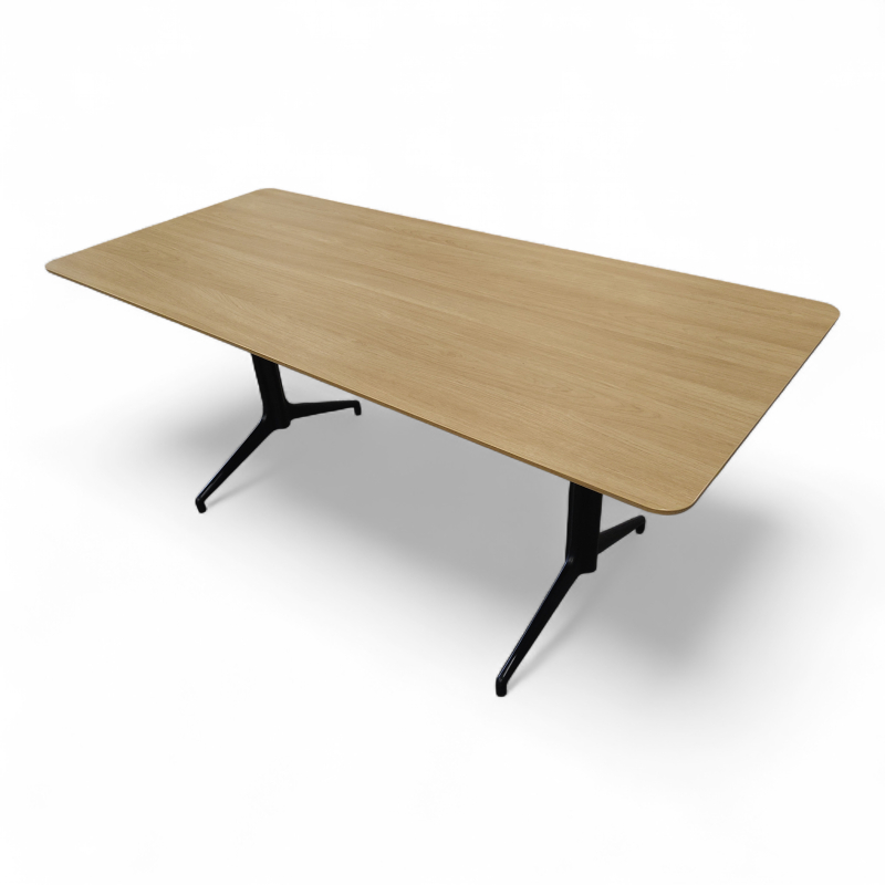 Kvart 180x80cm Eik laminat, sort