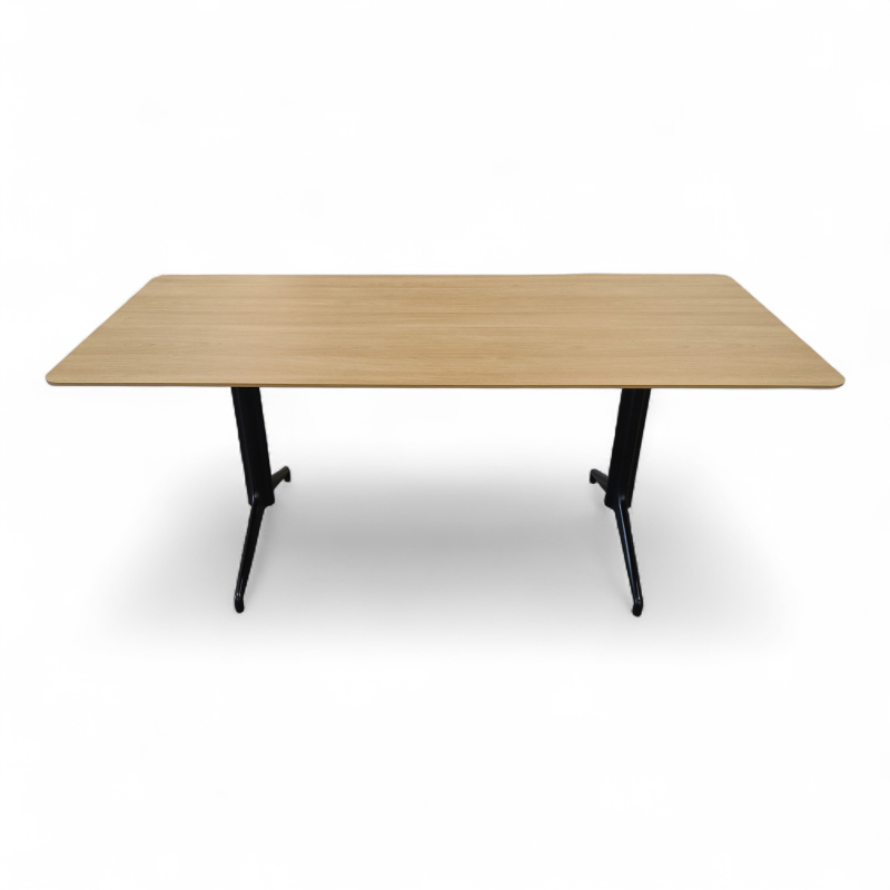 Kvart 180x80cm Eik laminat, sort