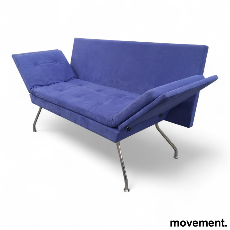 Avec sofa/benk Blått mikrofiber - 1 / 4