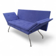 Avec sofa/benk Blått mikrofiber - 1 / 4