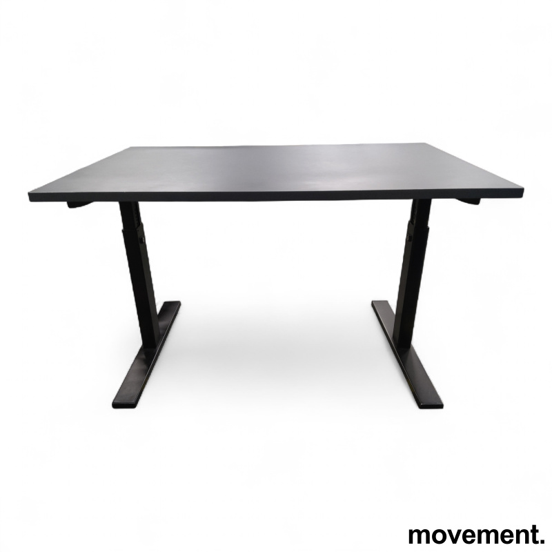 Q20N skrivebord 120x80cm Sort - 1 / 2