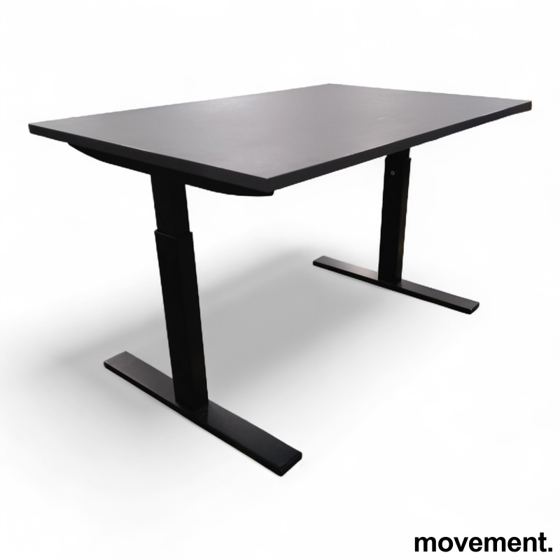Q20N skrivebord 120x80cm Sort - 2 / 2