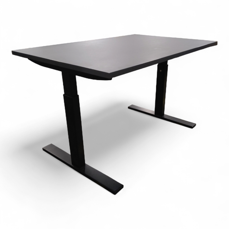 Q20N skrivebord 120x80cm Sort