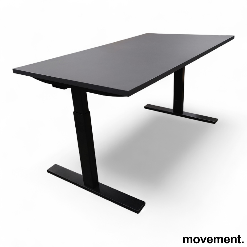 Q20N skrivebord 140x80cm Sort - 2 / 2