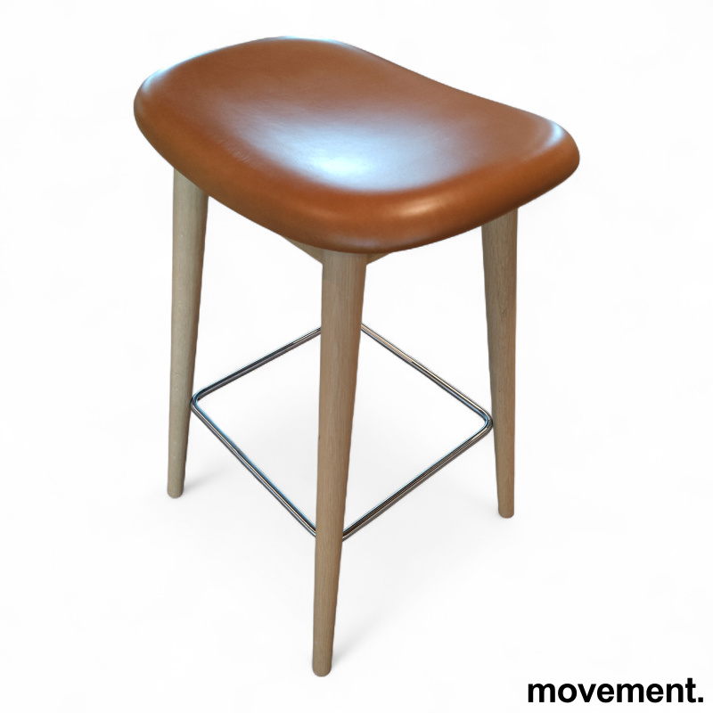 Fiber barstool wood, helpolstret - 2 / 3