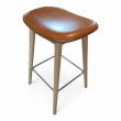 Fiber barstool wood, helpolstret - 2 / 3