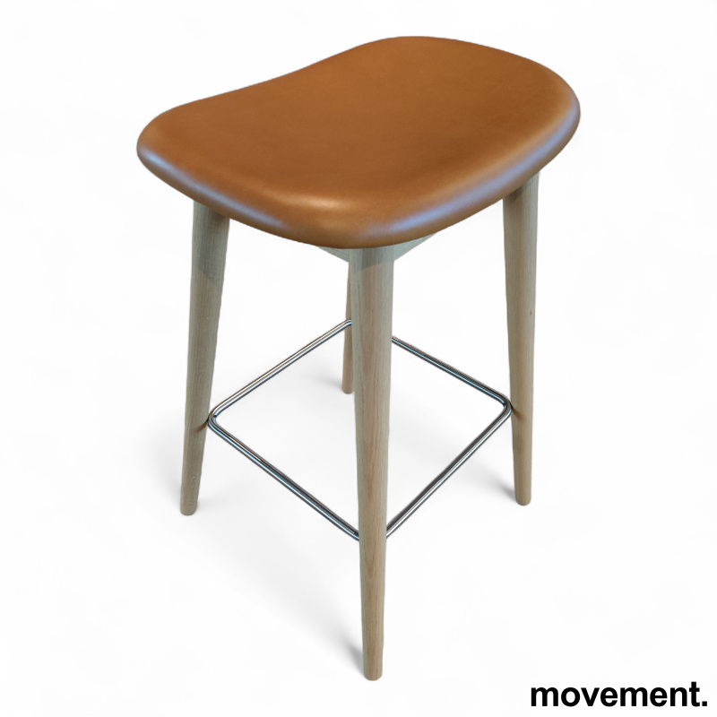Fiber barstool wood, helpolstret - 1 / 3