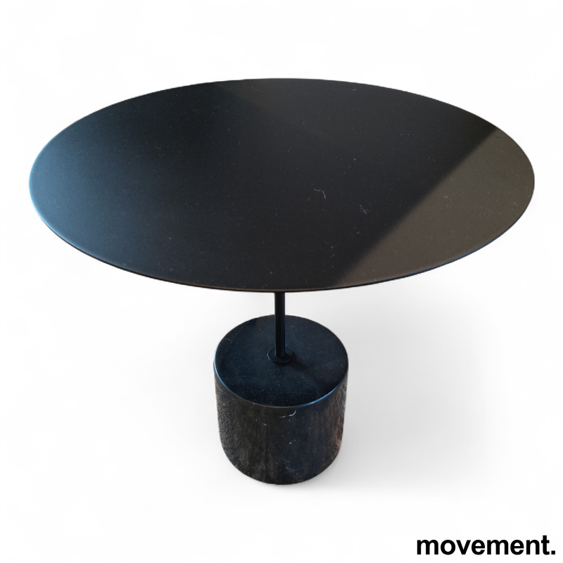 Calibre sidetable Ø=44cm Sort, Pent - 1 / 2