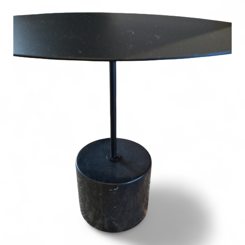 Calibre sidetable Ø=44cm Sort, Pent