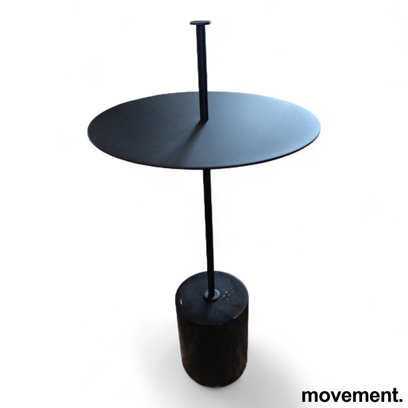 Calibre sidetable Ø=34cm Sort, Pent - 1 / 2