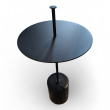 Calibre sidetable Ø=34cm Sort, Pent - 2 / 2