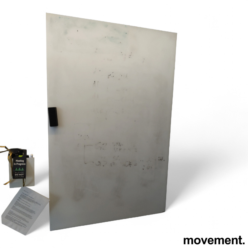 Mood wall 190x100cm Hvit, Pent
