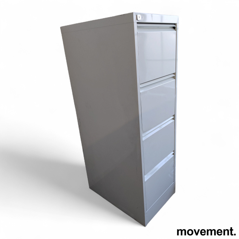 Arkivskap 4 skuffer 41x132cm Hvit, - 1 / 2