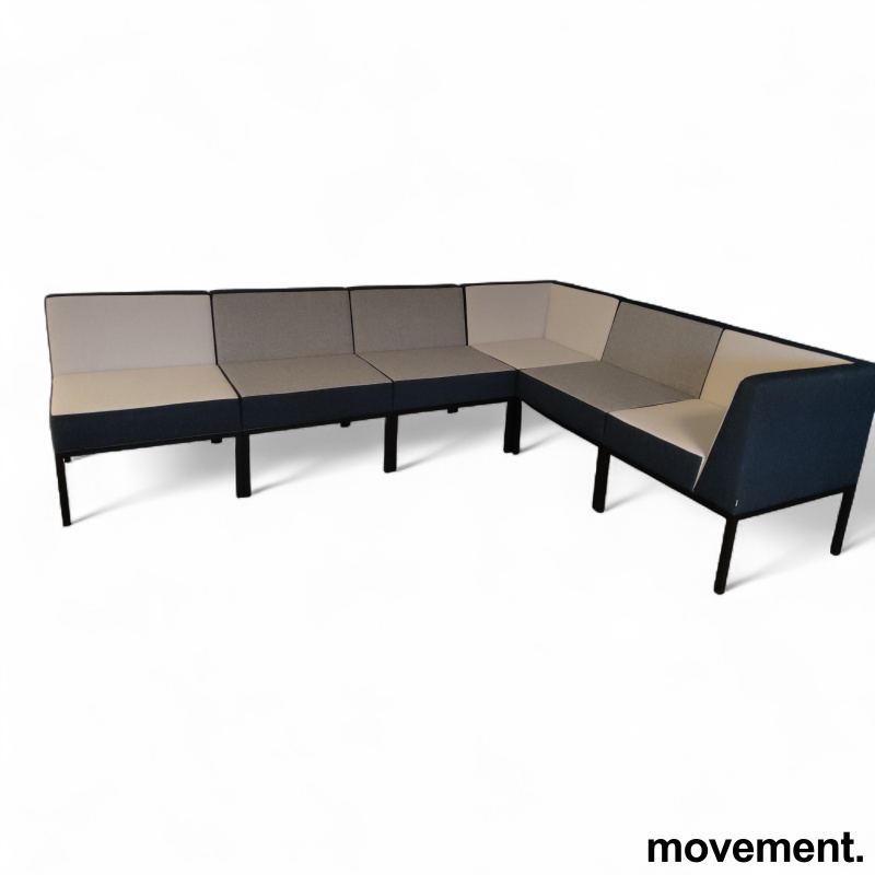 Bit hjørnesofa 260x195cm, 6 moduler - 1 / 5