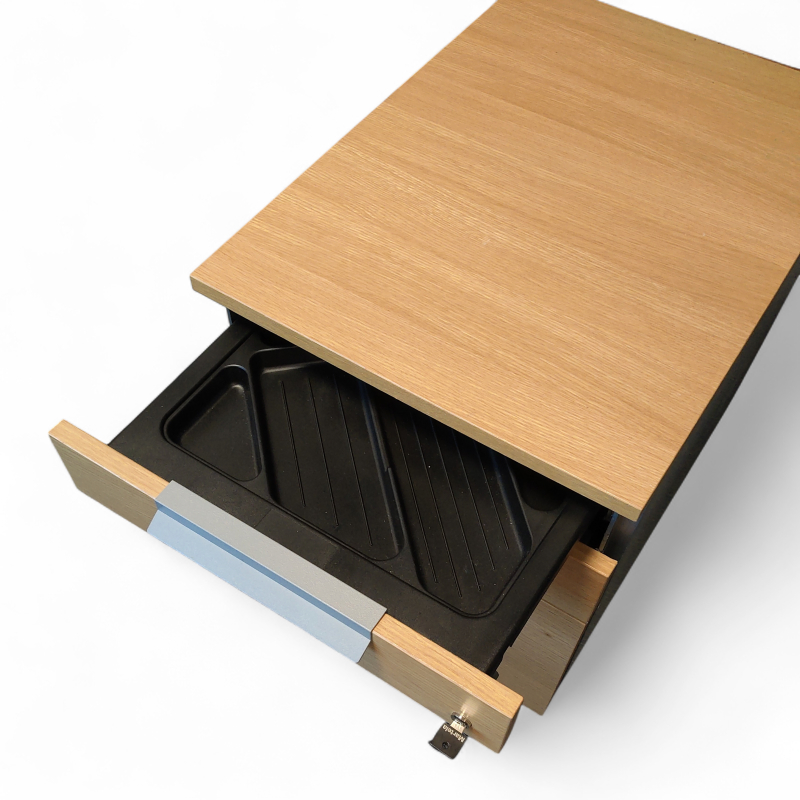Cupio 3 skuffer 43x54cm Eikefiner,