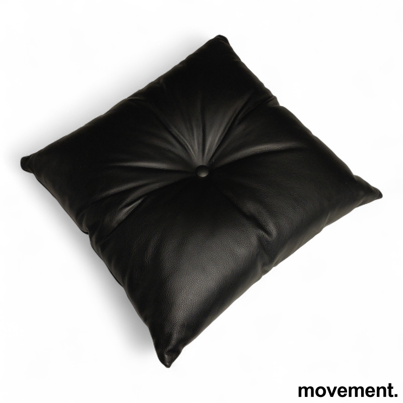 Nooa Pyntepute 42x42cm Sort skinn, - 2 / 2