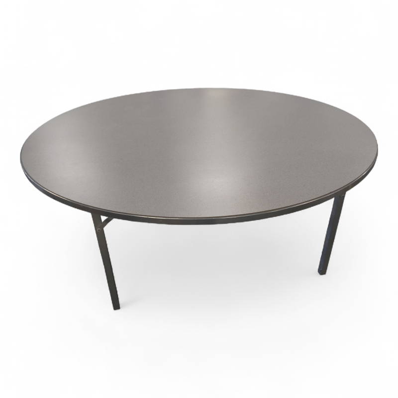 Bankettbord Ø=180cm Hvit plate,
