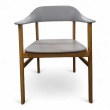 Herit armchair Grå, eikeben, Ubrukt - 1 / 3