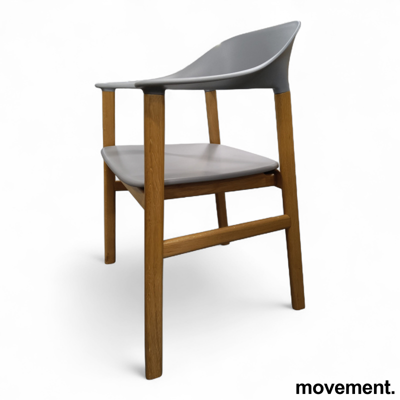 Herit armchair Grå, eikeben, Ubrukt - 2 / 3