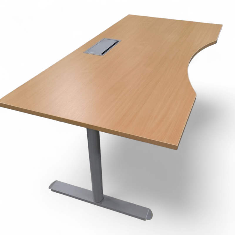 Hevsenk 180x90cm Bøk laminat, grått