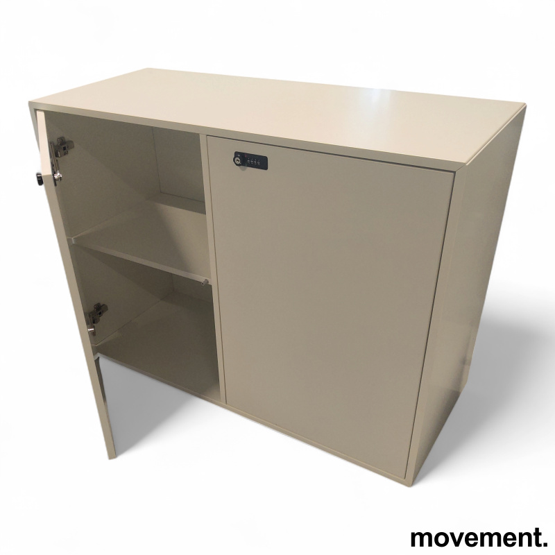 Delta 2A4 skap, 100cm Hvit , Pent - 3 / 5