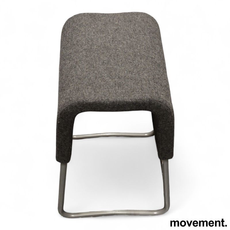 Plint barstol 38cm, lav Gråmelert - 3 / 3