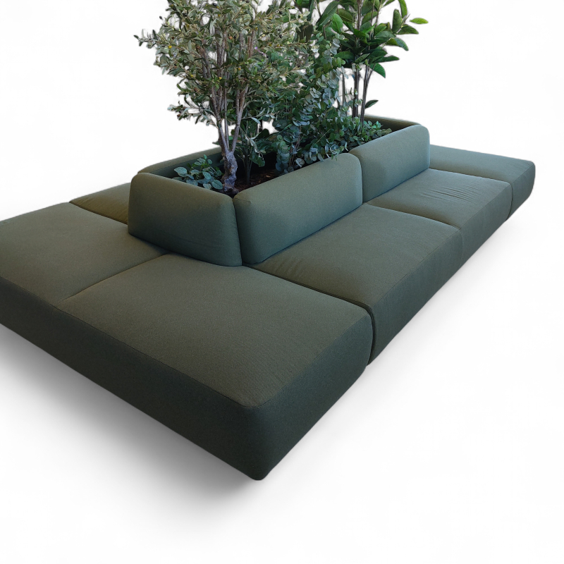 Se:Living sofaøy med plantekasse og