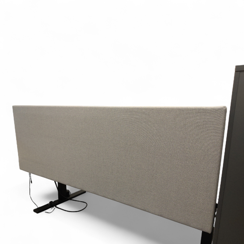 Bordskillevegg 180x63cm Grått