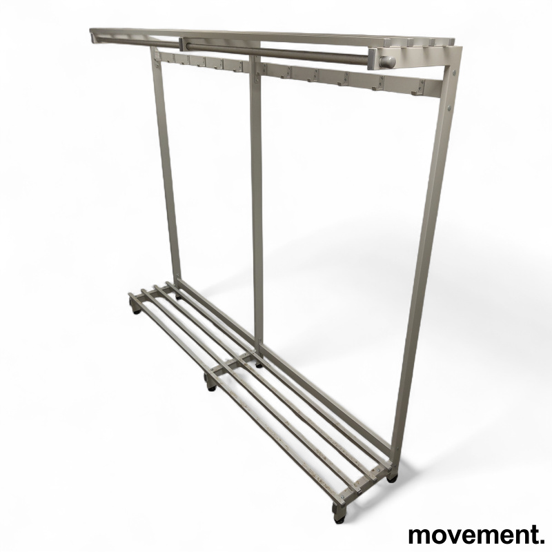 Garderobestativ 205x176cm - 3 / 4