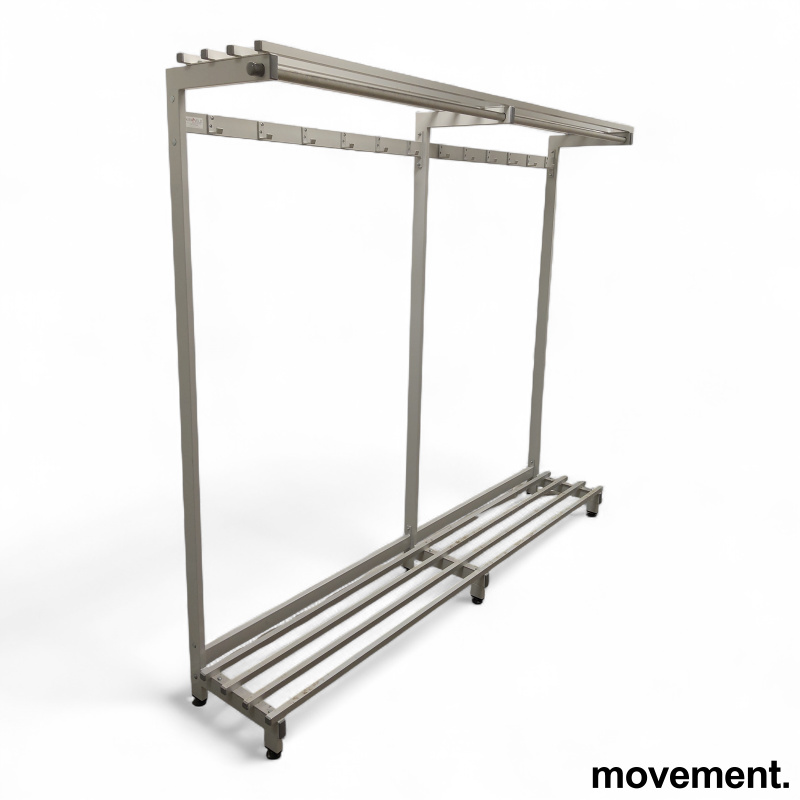 Garderobestativ 205x176cm - 2 / 4