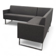 Monolite hjørnesofa 2+2-seter Mørkt - 2 / 3