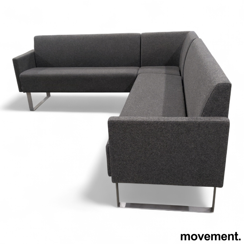 Monolite hjørnesofa 2+3-seter Mørkt - 2 / 2