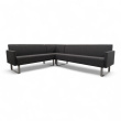 Monolite hjørnesofa 2+3-seter Mørkt - 1 / 2