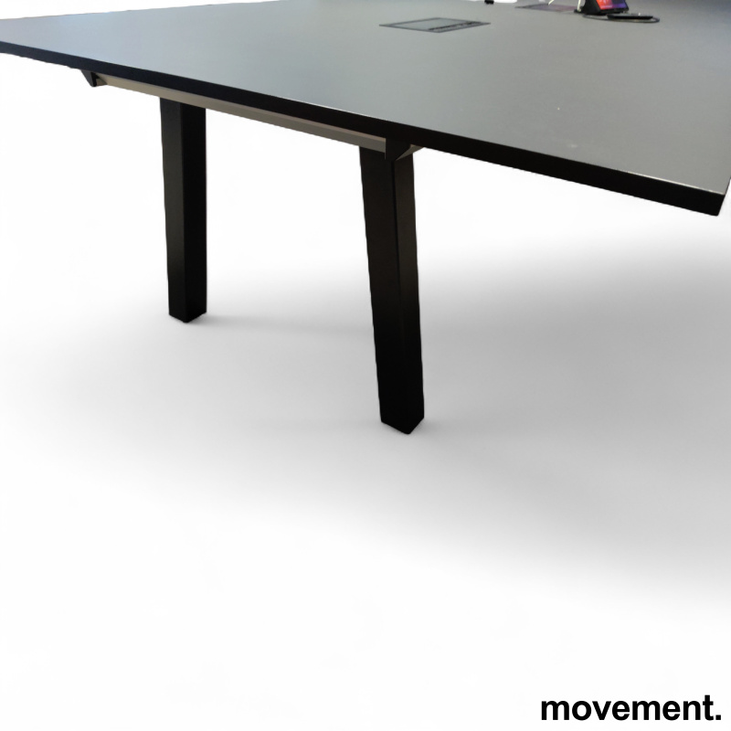 Chare møtebord 260x150cm Sort - 3 / 3