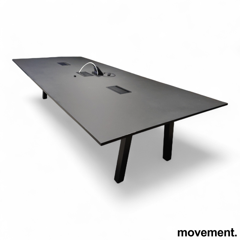 Chare møtebord 260x150cm Sort - 1 / 3