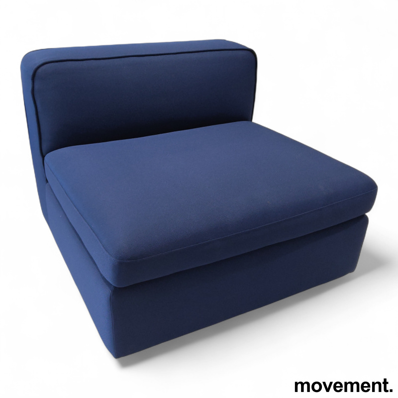 Ava rett modul 93x93cm Blått  - 1 / 4