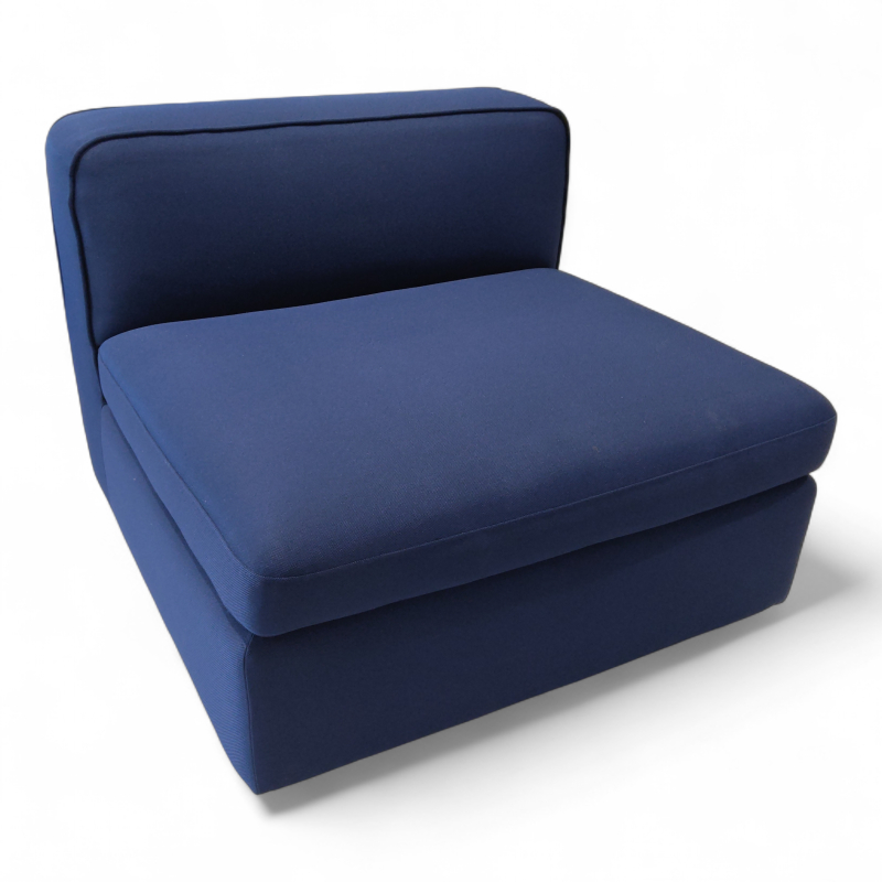 Ava rett modul 93x93cm Blått 
