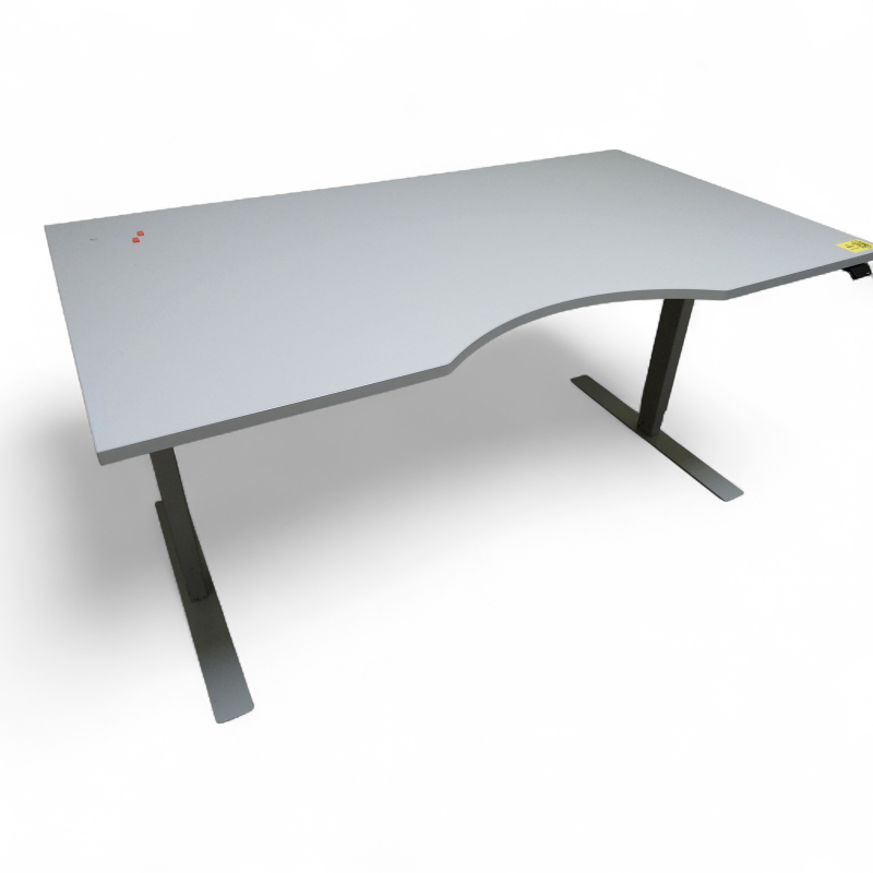 Hevsenk 160x90cm Lys grå laminat,