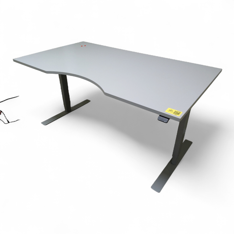 Hevsenk 160x90cm Lys grå laminat,