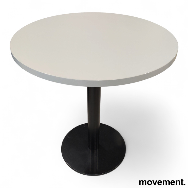 Kafebord Ø=70cm Lys grå laminat, - 1 / 2