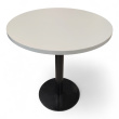 Kafebord Ø=70cm Lys grå laminat, - 1 / 2