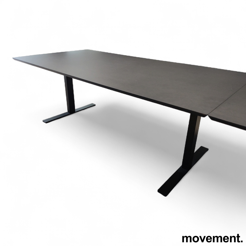 Delta møtebord 200x100cm Sort - 1 / 2