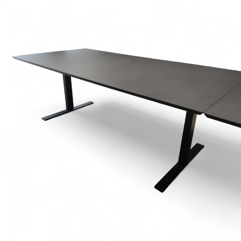 Delta møtebord 200x100cm Sort