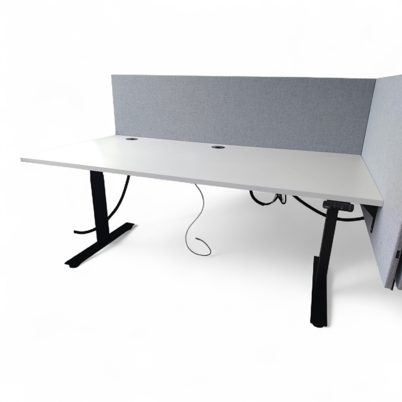 E-Motion hevsenk 180x90cm Lys grå