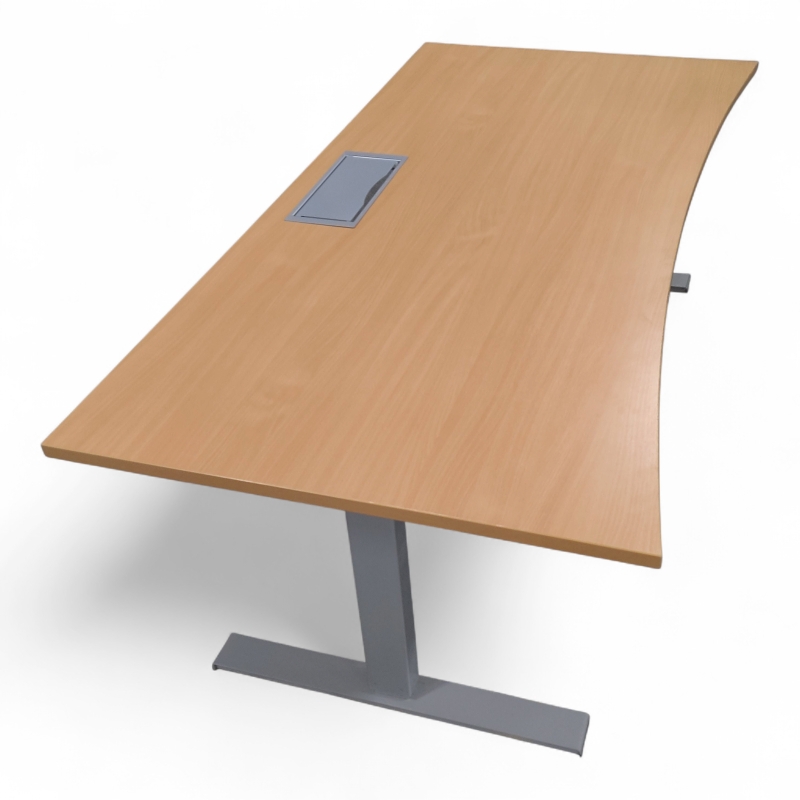 Hevsenk 180x90cm Bøk laminat, grått